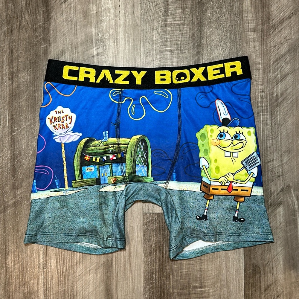 SpongeBob SquarePants The Krusty Krab Boxer Brief - Medium